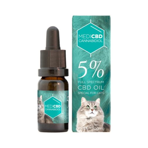 Huile CBD Full Spectrum 5% pour Chat | MEDICBD